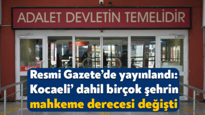 Hakimler ve Savcılar Kurulu tarafından Resmi Gazete’de yayınlanan karara göre,