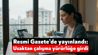 Çalışma ve Sosyal Güvenlik Bakanlığı’nın uzaktan çalışma yönetmeliğindeki değişiklikle birlikte