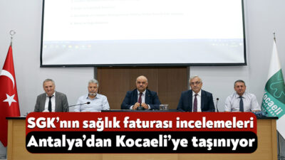 Kocaeli Ticaret Odası’nın ev sahipliğinde gerçekleştirilen Sağlık Sektörü İstişare Toplantısı’nda,