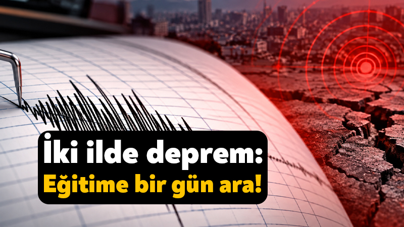 Şanlıurfa ve Antalya'da iki ayrı deprem meydana geldi. Şanlıurfa'da 5,4