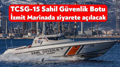 TCSG-15 Sahil Güvenlik Botu 19 Eylül Cumartesi günü saat 09.00-17.00
