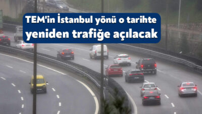 Kocaeli'de TEM Otoyolu'nun Dilovası Kavşağı ile İzmit Doğu Kavşağı arasındaki