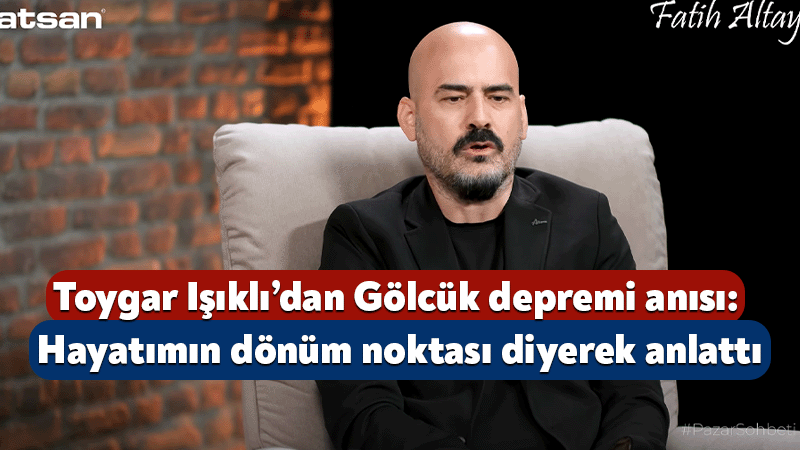 Türkiye’deki birçok ünlü dizinin şarkılarını yapan müzisyen Toygar Işıklı, Gölcük