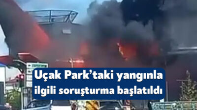 Çayırova’da bulunan UçakPark’ta yangın çıktı. Kocaeli Büyükşehir Belediyesi’nden yapılan açıklamaya