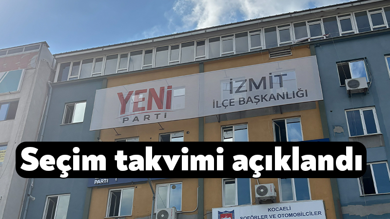 YENİ Parti İzmit’in seçim takvimi açıklandı YENİ Parti İzmit İlçe Örgütü’nde oy kullanma takvimi belli oldu.