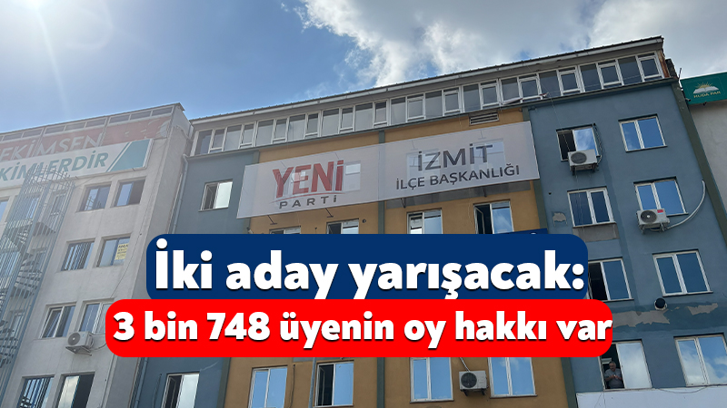 YENİ Parti İzmit İlçe Başkanlığı için Merih Kuruçelik ile Caner
