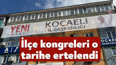 YENİ Parti’nin kongre sürecinde önemli bir gelişme yaşandı. Bu kapsamda