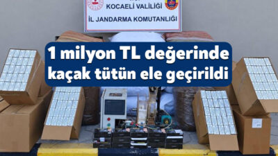 Kocaeli'nin Başiskele ilçesinde jandarma ekiplerince bir adres ve araçta yapılan