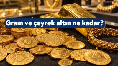 13 Ekim Salı sabahı gram altın 6.643,43 TL, çeyrek altın