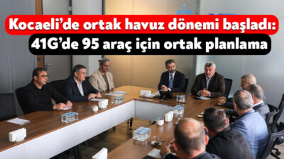 Kocaeli Büyükşehir Belediye Başkanı Tahir Büyükakın’ın toplu ulaşımda koordinasyon ve