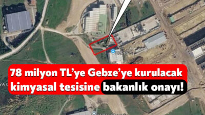 TGS Kimya Şirketi’nin Gebze’de gıda katkı maddesi depolamak için ağustos