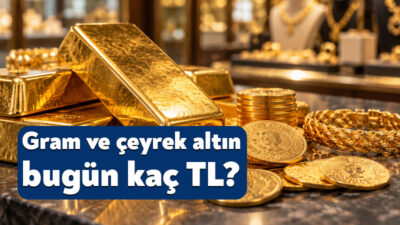 Altında sabah fiyatları belli oldu. Gram altın 6.547 TL, çeyrek