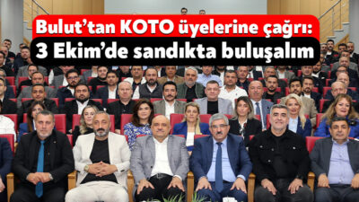 KOTO Başkanı ve KOTO Senin – Mavi Liste Başkan Adayı