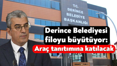 Derince Belediyesi, öz kaynaklarıyla araç filosuna 14 yeni hizmet aracı