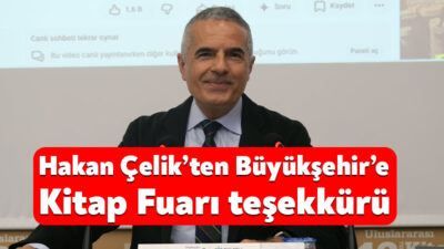 Gazeteci Hakan Çelik, her yıl geldiği Kocaeli Kitap Fuarı’ndaki gelişime
