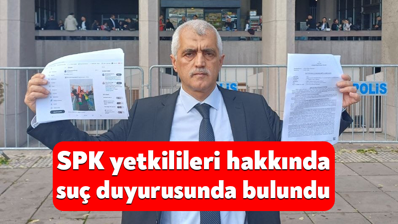 DEM Parti Kocaeli Milletvekili Ömer Faruk Gergerlioğlu, fon krizinde denetim