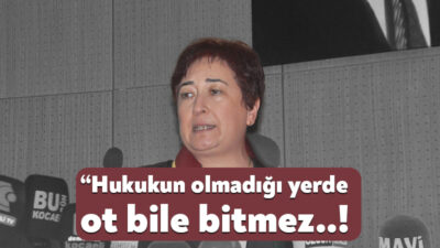 Kocaeli Barosu başkan adayı Gülhanım Kara, genel kurulda hukuk ve