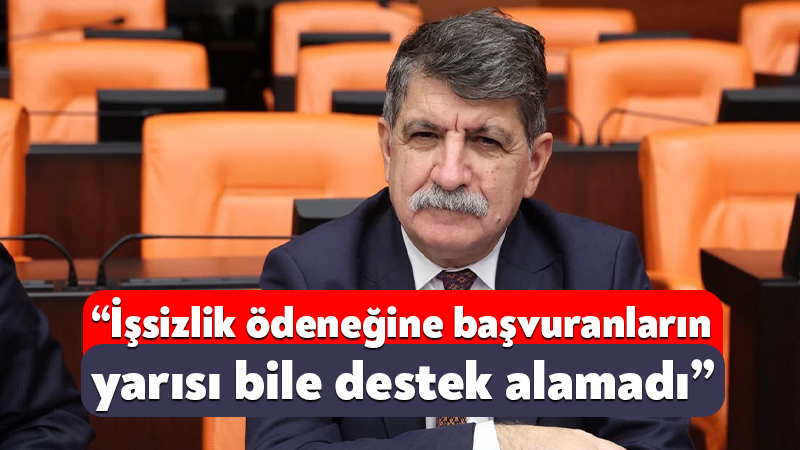 Kanko: İşsizlik ödeneğine başvuranların yarısı bile destek alamadı Kocaeli Milletvekili Mühip Kanko, ilk sekiz ayda işsizlik ödeneğine başvuran