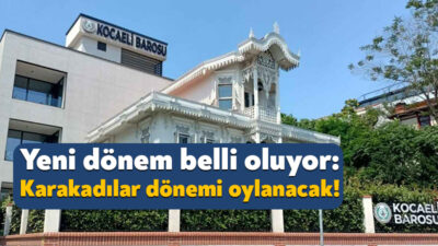 Kocaeli Barosu’nda yeni dönem hafta sonu gerçekleştirilecek seçimle belirlenecek. 3
