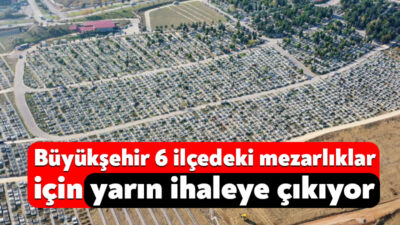 Büyükşehir Belediyesi, Kocaeli’nin 6 ilçesindeki kent mezarlıklarında kapsamlı bir biçimde