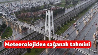 Meteoroloji’ye göre Kocaeli’de 13 Ekim Salı günü sağanak ve gök