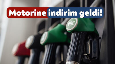 Motorine litre başına 4,95 TL indirim pompaya yansıdı. Kocaeli’de motorin