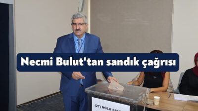 KOTO Başkanı Necmi Bulut, meslek komitesi seçimlerinde oyunu kullandı. Seçim