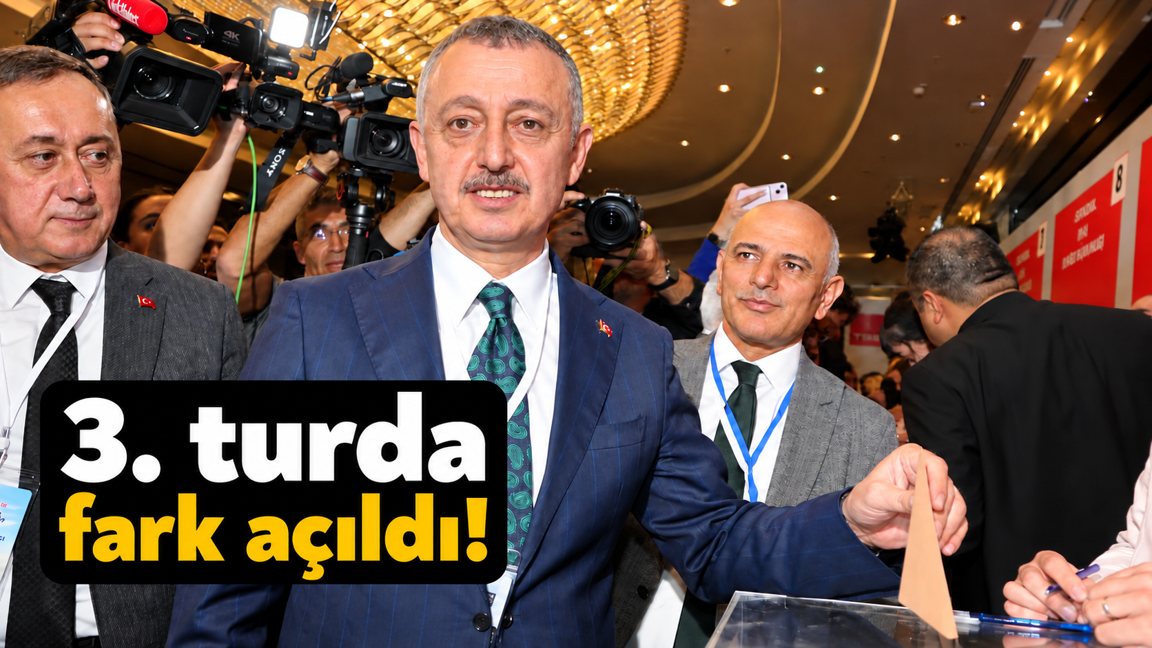 TBB seçimleri 3. turunda fark açıldı..! Türkiye Belediyeler Birliği (TBB) Başkanvekilliği seçiminde üçüncü tur oylama tamamlandı.
