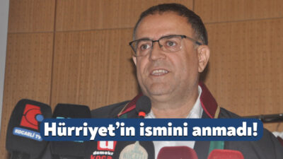 Kocaeli Barosu’nun 39. Olağan Genel Kurul Toplantısı’nda konuşan Derince Belediye