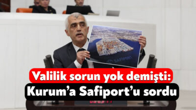 DEM Parti Kocaeli Milletvekili Ömer Faruk Gergerlioğlu, Safiport Limanı’ında kimyasal