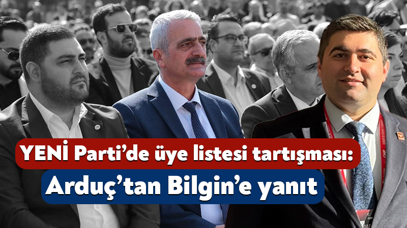 YENİ Parti Kocaeli’de Atasoy Bilgin’in üye listesi eleştirisine yanıt veren